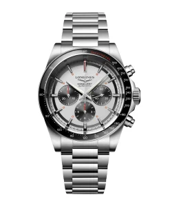 Longines Conquest Chronograph Plateado y Negro 42 mm | L3.835.4.72.6