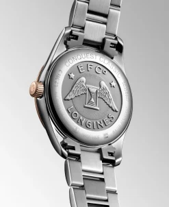Longines Conquest Classic Bicolor PVD Rojo 34 mm | L2.386.3.72.7