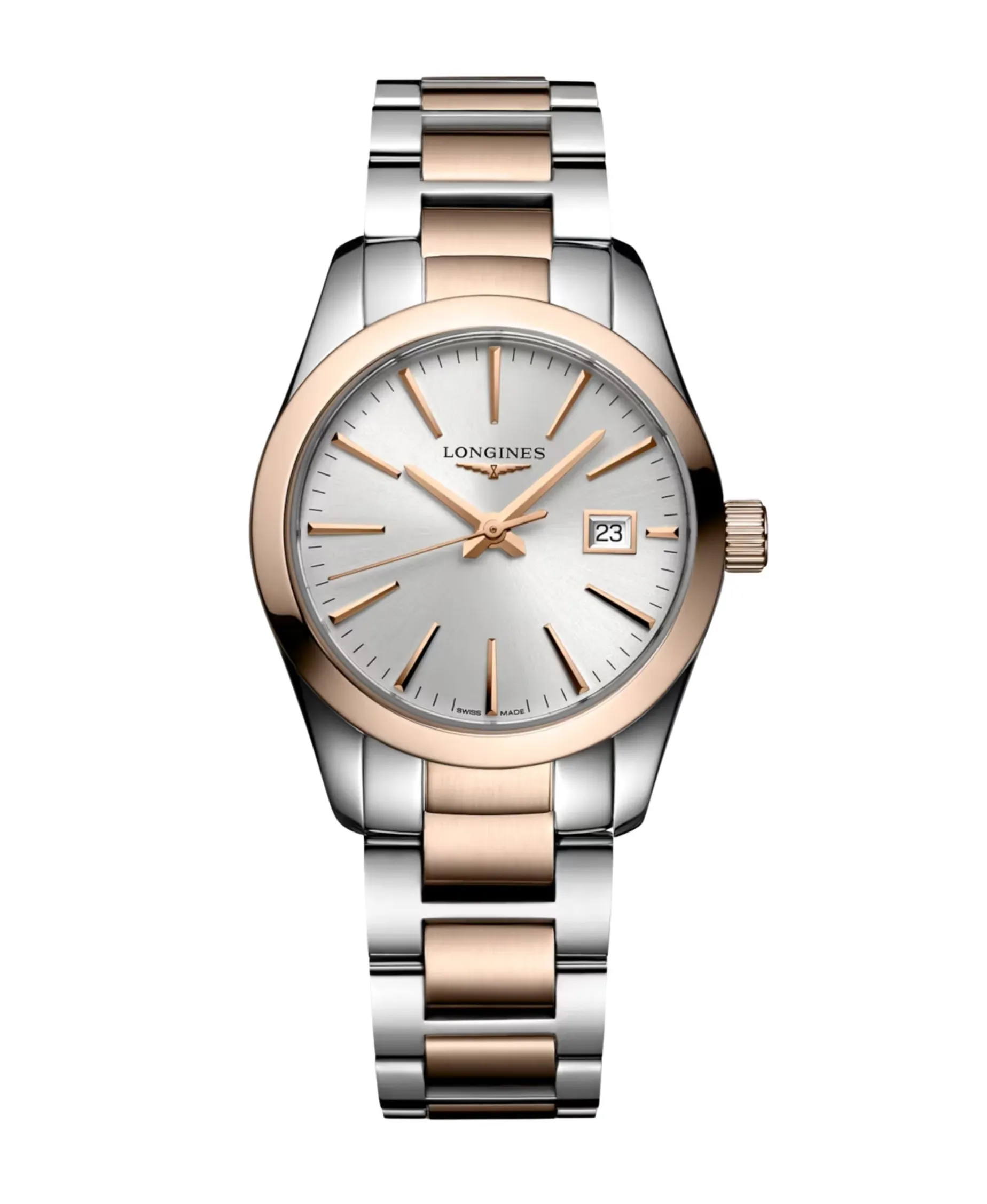 Longines Conquest Classic Bicolor PVD Rojo 29,50 mm | L2.286.3.72.7