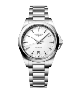 Longines Conquest Cuarzo Blanco Acero 38 mm | L3.750.4.12.6