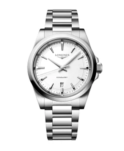 Longines Conquest Cuarzo Blanco Acero 41 mm | L3.860.4.12.6