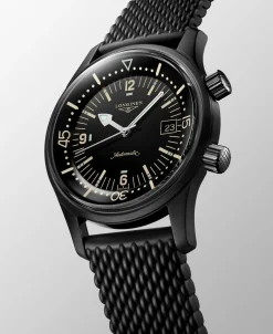 Longines Heritage Legend Diver Negro 42 mm | L3.774.2.50.9