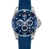 Longines HydroConquest Cronógrafo Automático Azul Acero 43 mm | L3.883.4.96.9