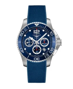 Longines HydroConquest Cronógrafo Automático Azul Acero 43 mm | L3.883.4.96.9