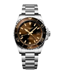 Longines HydroConquest GMT Automático Marrón Acero y Cerámica 41 mm | L3.790.4.66.6