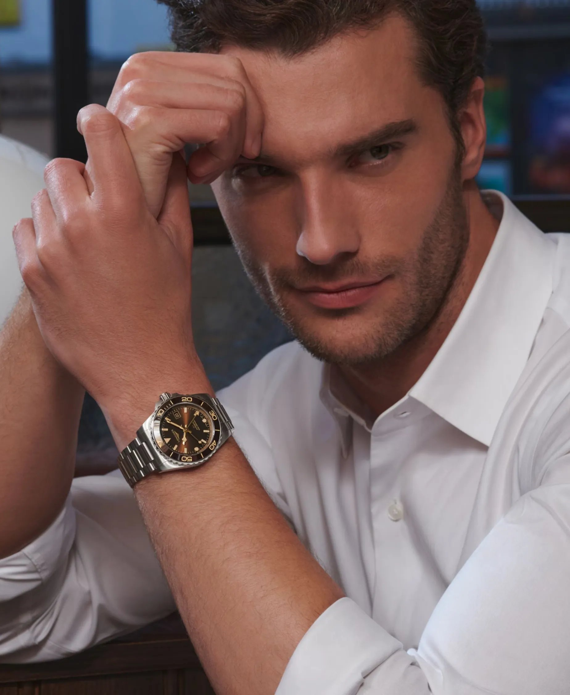 Longines HydroConquest GMT Automático Marrón Acero y Cerámica 41 mm | L3.790.4.66.6