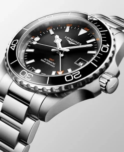 Longines HydroConquest GMT Negro 41 mm | L3.790.4.56.6