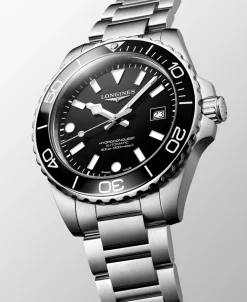 Longines HydroConquest Negro 42 mm | L3.788.4.56.6