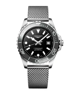 Longines HydronConquest Gris y Negro 39 mm | L3.779.4.70.6