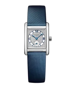 Longines Mini DolceVita Engaste Diamante Nieve Nácar Blanco Acero 21.50 x 29.00 mm | L5.200.4.87.2