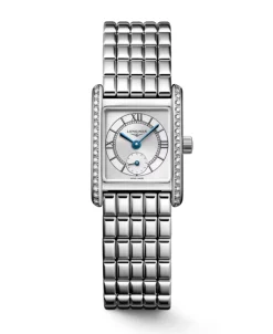 Longines Mini Dolcevita Plateado Con Diamantes 21,5 x 29 mm | L5.200.0.75.6