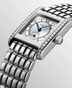 Longines Mini Dolcevita Plateado Con Diamantes 21,5 x 29 mm | L5.200.0.75.6