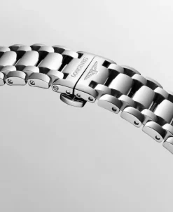 Longines PrimaLuna Automático Diamantes Madreperla Blanco Acero 30 mm | L8.123.4.87.6
