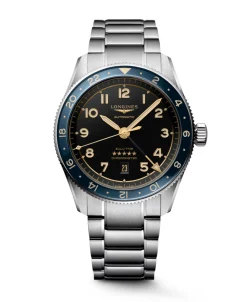 Longines Spirit Zulu Time Acero Inoxidable y Cerámica 42 mm | L3.812.4.60.6