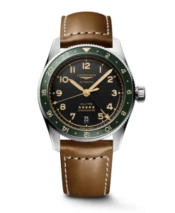 Longines Spirit Zulu Time Acero y Piel 39 mm | L3.802.4.63.2