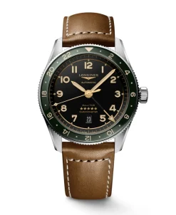 Longines Spirit Zulu Time Cierre Desplegable Microajuste 39 mm | L3.812.4.63.2