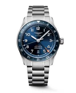 Longines Spirit Zulu Time Esfera Azul 42 mm | L3.812.4.93.6