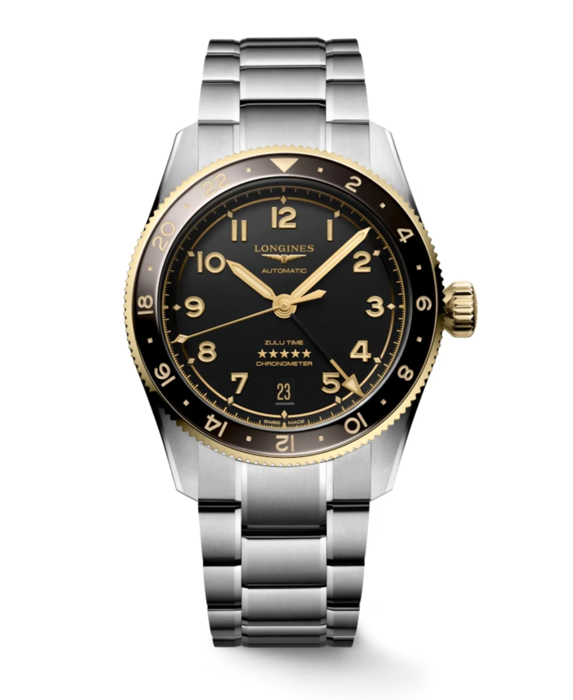 Longines Spirit Zulu Time 39 mm | L3.802.5.53.6