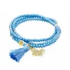 Marina García Zen Aqua Pulsera Plata Baño Oro Cristales Strass | 91167U6