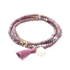 Marina García Zen Boreal Pulsera Plata Baño Oro Perla | 91165UP