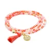Marina García Zen Peach Pulsera Plata Baño Oro Circonitas | 91197U27