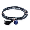 Marina García Zen Pulsera Plata Baño Oro Rosa Lapislázuli | 90045UL