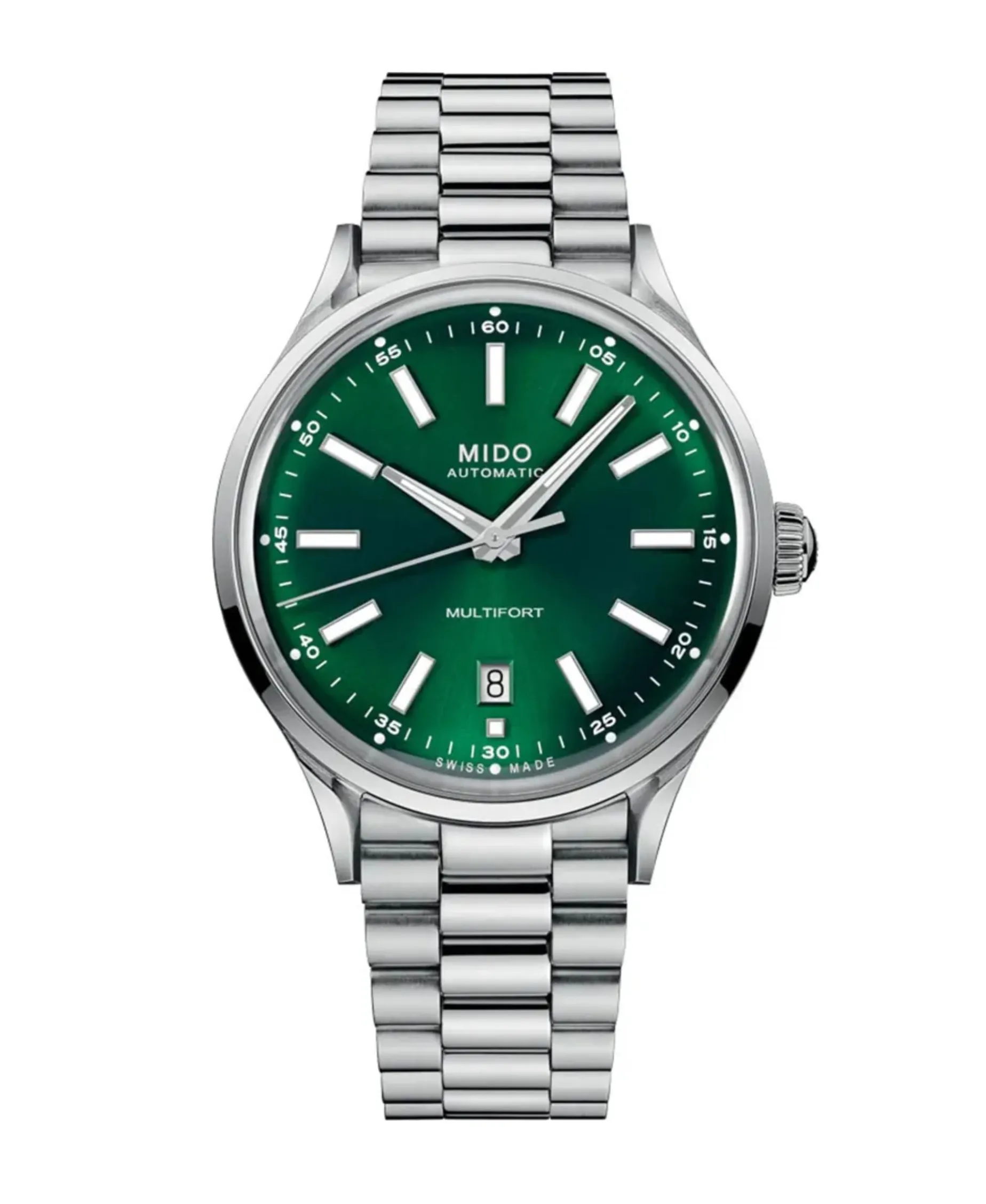 MIDO Multifort Patrimony Powerwind Automático Verde Acero 40 mm | M040.407.11.091.00