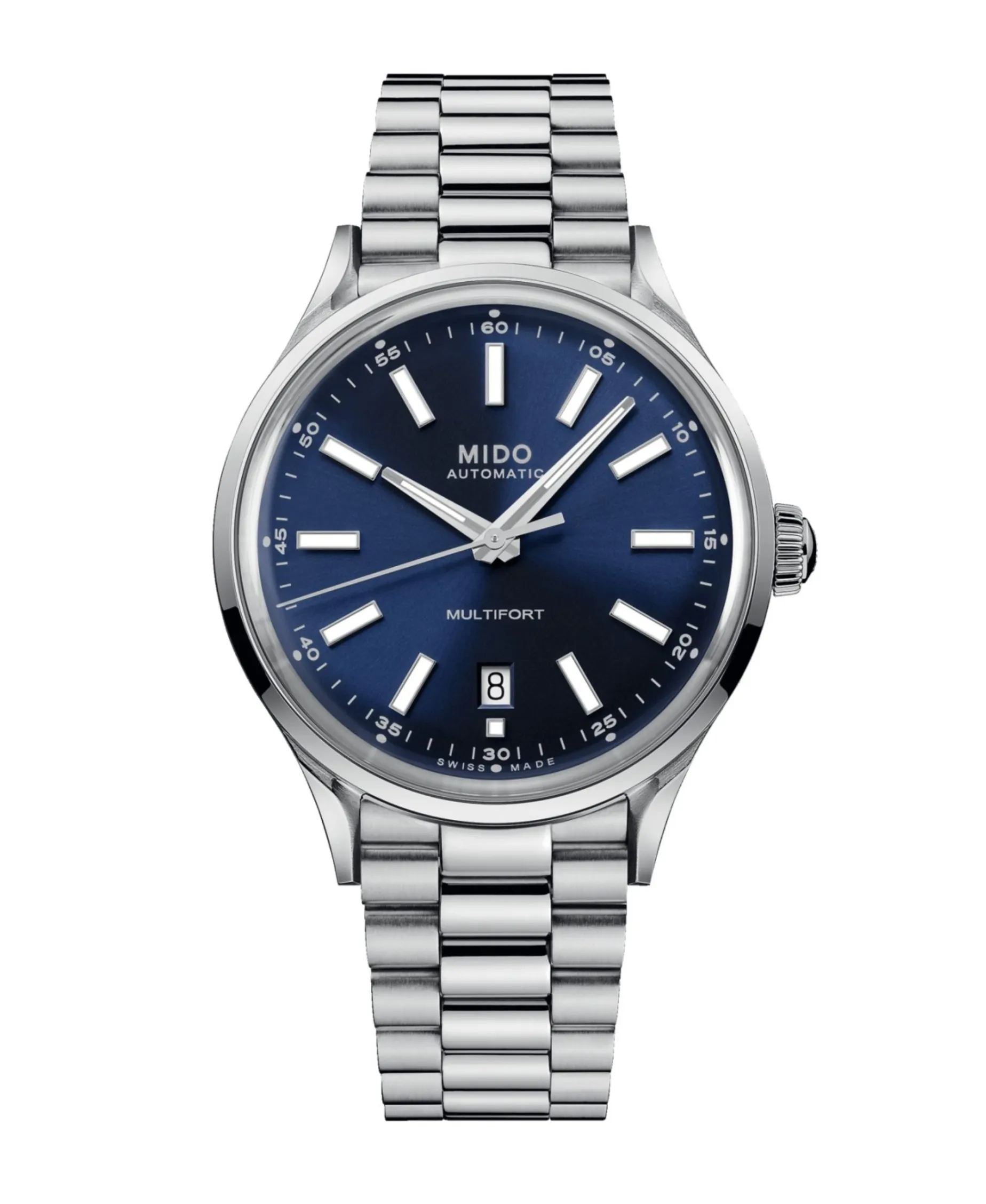MIDO Multifort Patrimony Powerwind Automático Azul Acero 40 mm | M040.407.11.041.00
