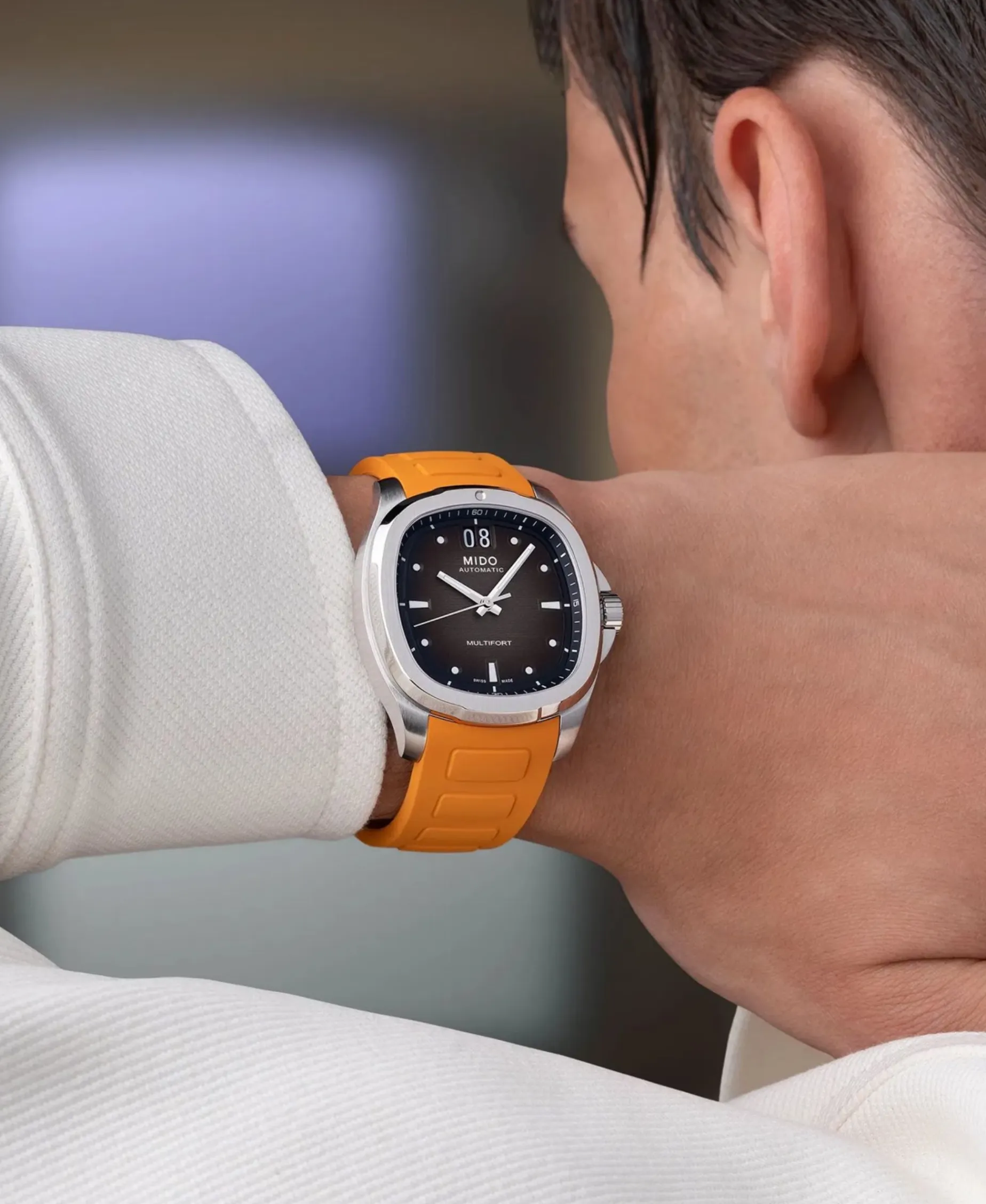 MIDO Multifort TV Big Date Automático GMT Gris Acero 40 mm | M049.526.17.081.00