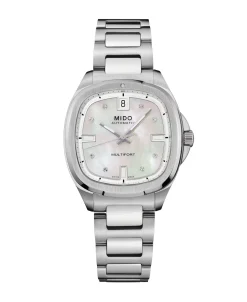 MIDO Multifort TV 35 Madreperla Con Diamantes 35 mm | M049.307.11.106.00