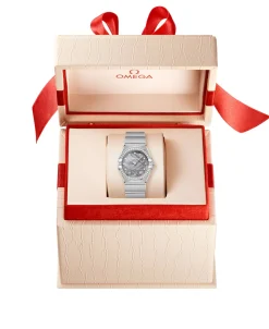 OMEGA Constellation Cuarzo Meteorito Lavanda Diamantes Acero 28 mm | 131.15.28.60.99.001