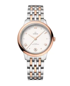 OMEGA De Ville Prestige Plateado Acero y Sedna Gold 34 mm | 434.20.34.20.02.001