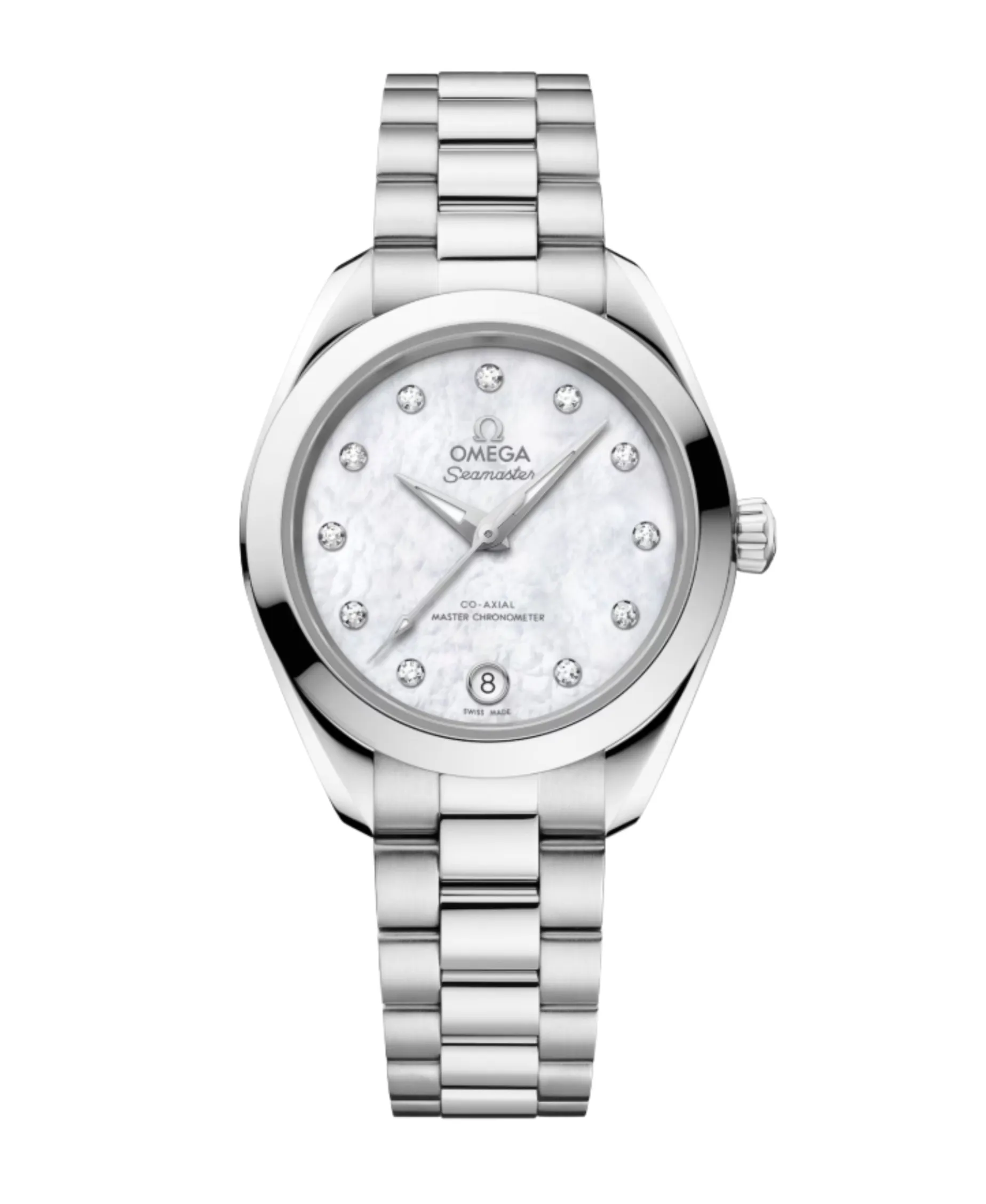 OMEGA Seamaster Aqua Terra 150M Blanco Acero 30 mm | 220.10.30.20.55.001