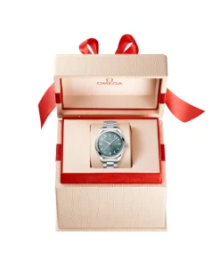 OMEGA Seamaster Aqua Terra Shades Verde Acero 34 mm | 220.10.34.20.10.001