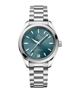 OMEGA Seamaster Aqua Terra Shades Verde Acero 34 mm | 220.10.34.20.10.001