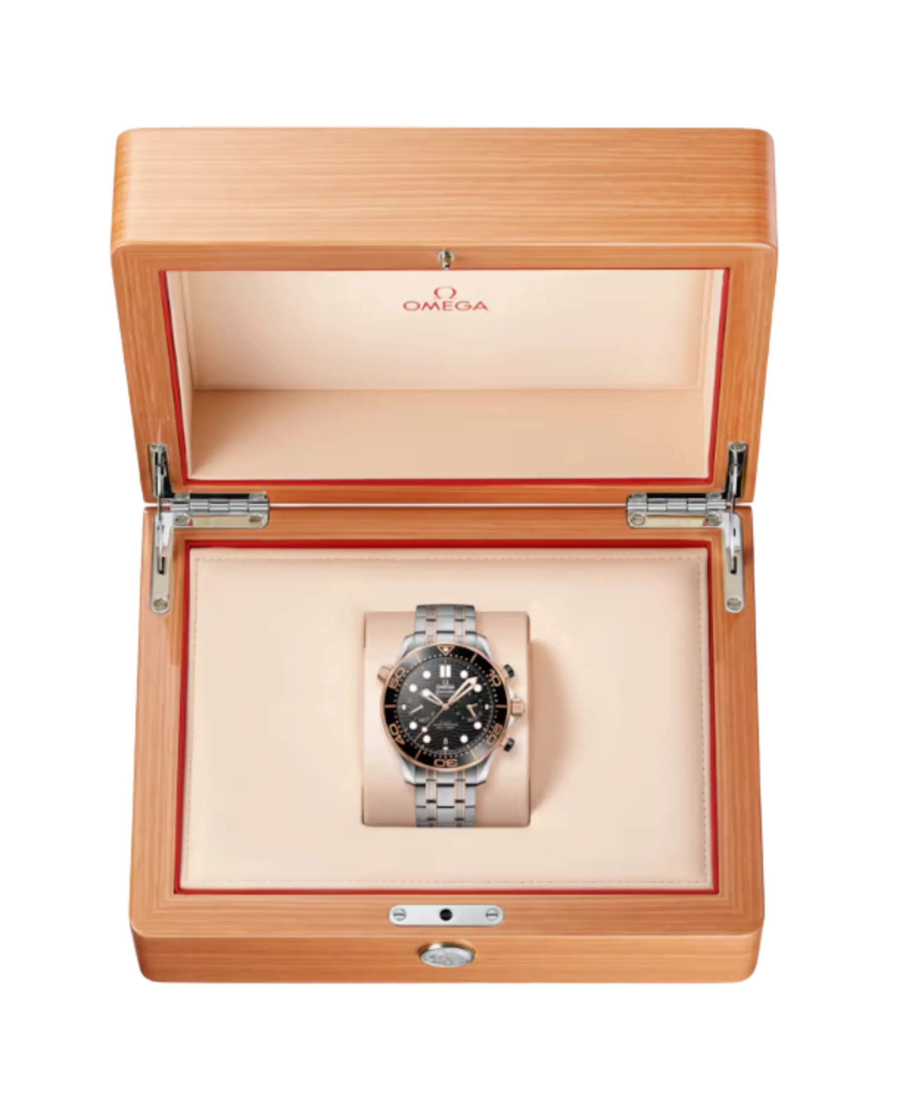 OMEGA Seamaster Diver 300M Chronograph Co-Axial Master Chronometer Sedna Gold 44 mm | 210.20.44.51.01.001