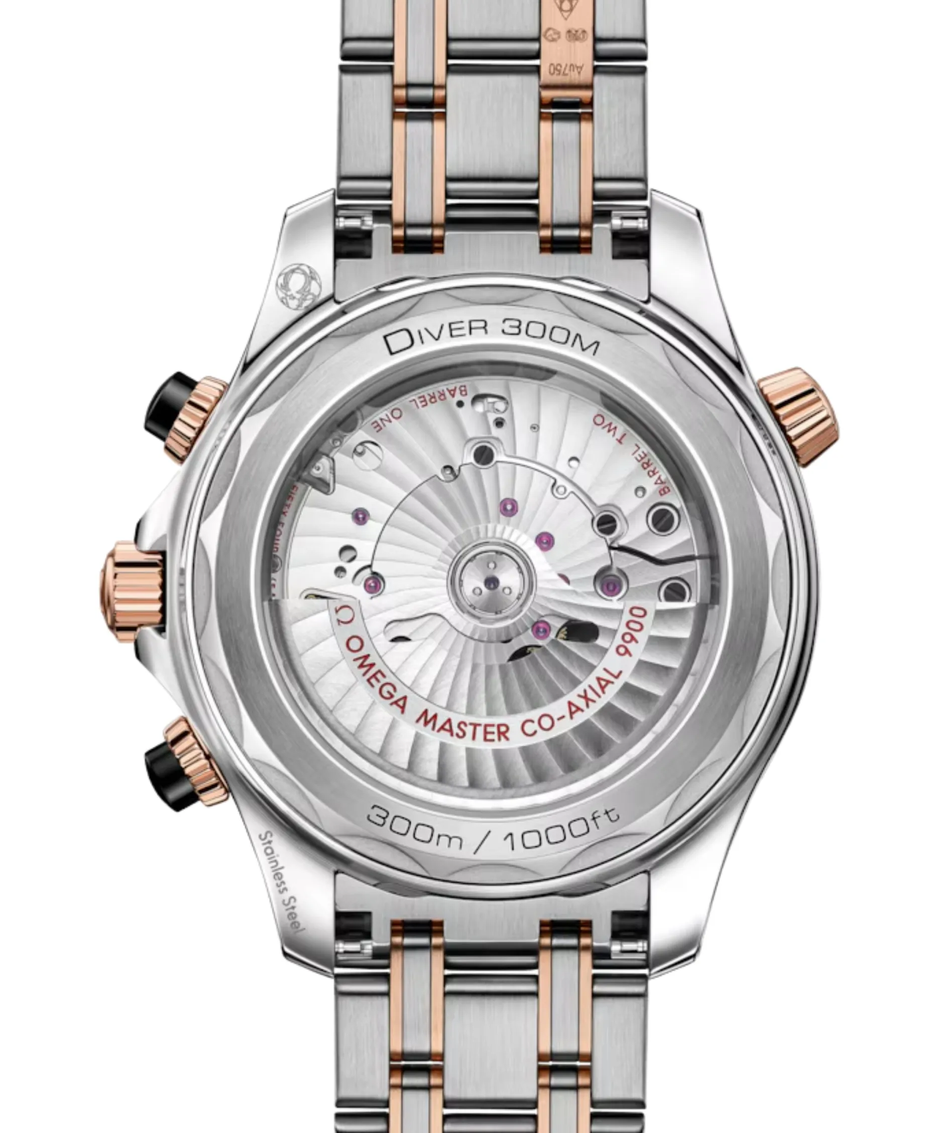 OMEGA Seamaster Diver 300M Chronograph Co-Axial Master Chronometer Sedna Gold 44 mm | 210.20.44.51.01.001