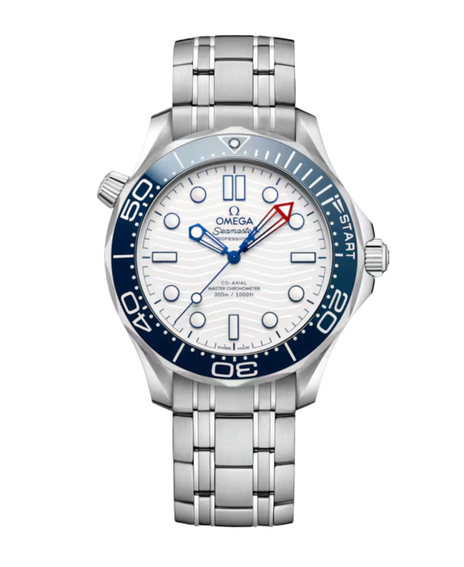 OMEGA Seamaster Diver 300M Co-Axial Master Chronometer Blanco Acero 42 mm | 210.30.42.20.04.002