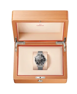 OMEGA Seamaster Diver 300M Negro Acero Brazalete Malla 42 mm | 210.30.42.20.01.018