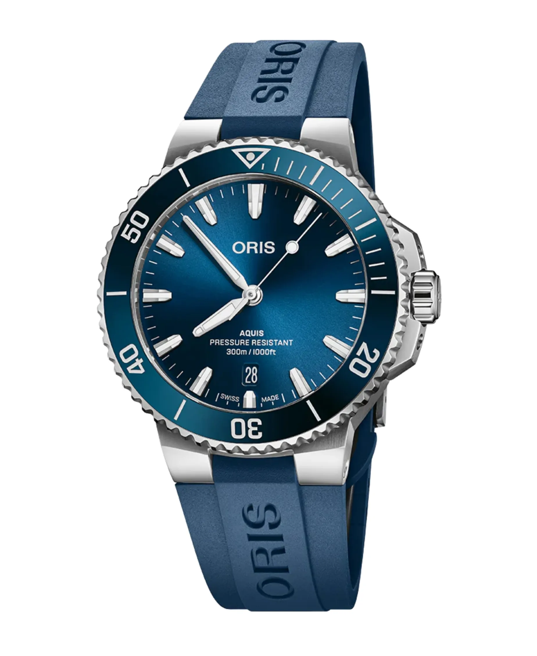 ORIS Aquis Date Azul Acero 41,5 mm | 01 733 7787 4135-07 4 22 35FC