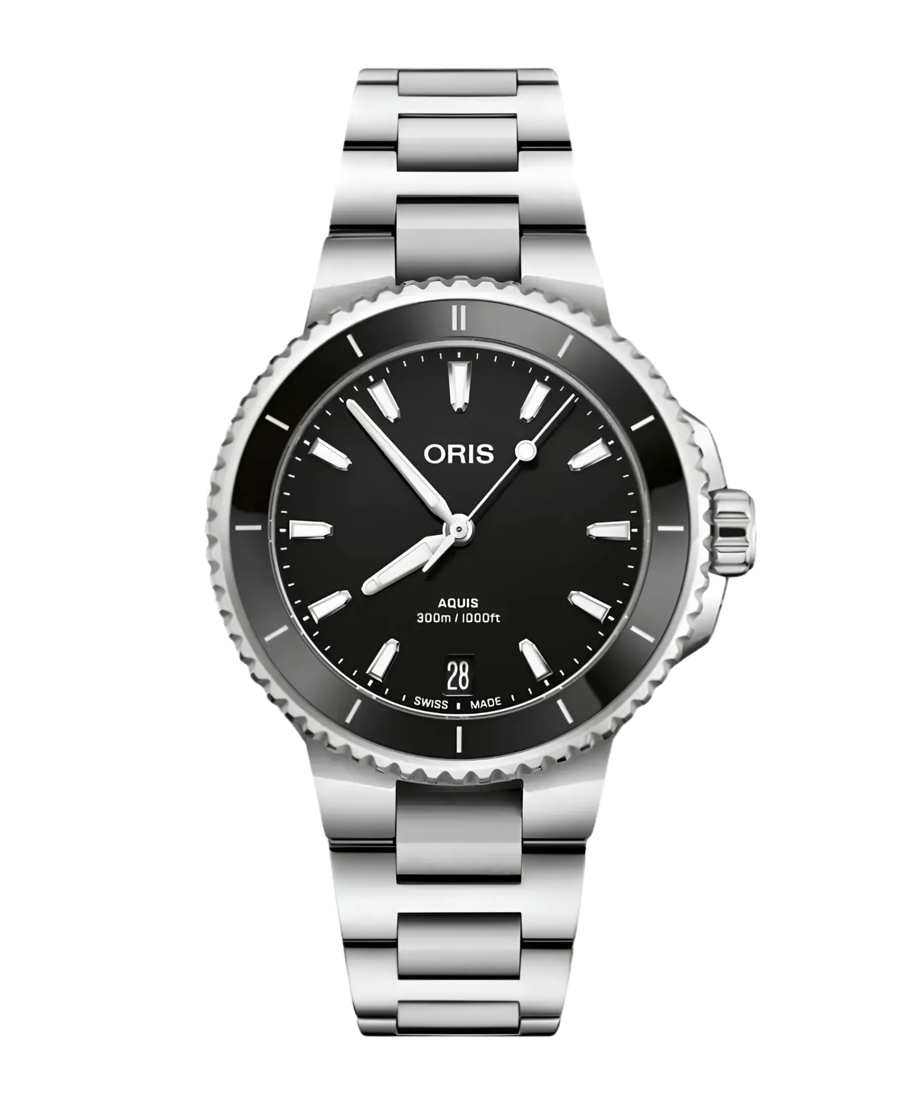 ORIS Aquis Date Negro Acero y Cerámica 36,50 mm | 01 733 7792 4154-07 8 19 05P