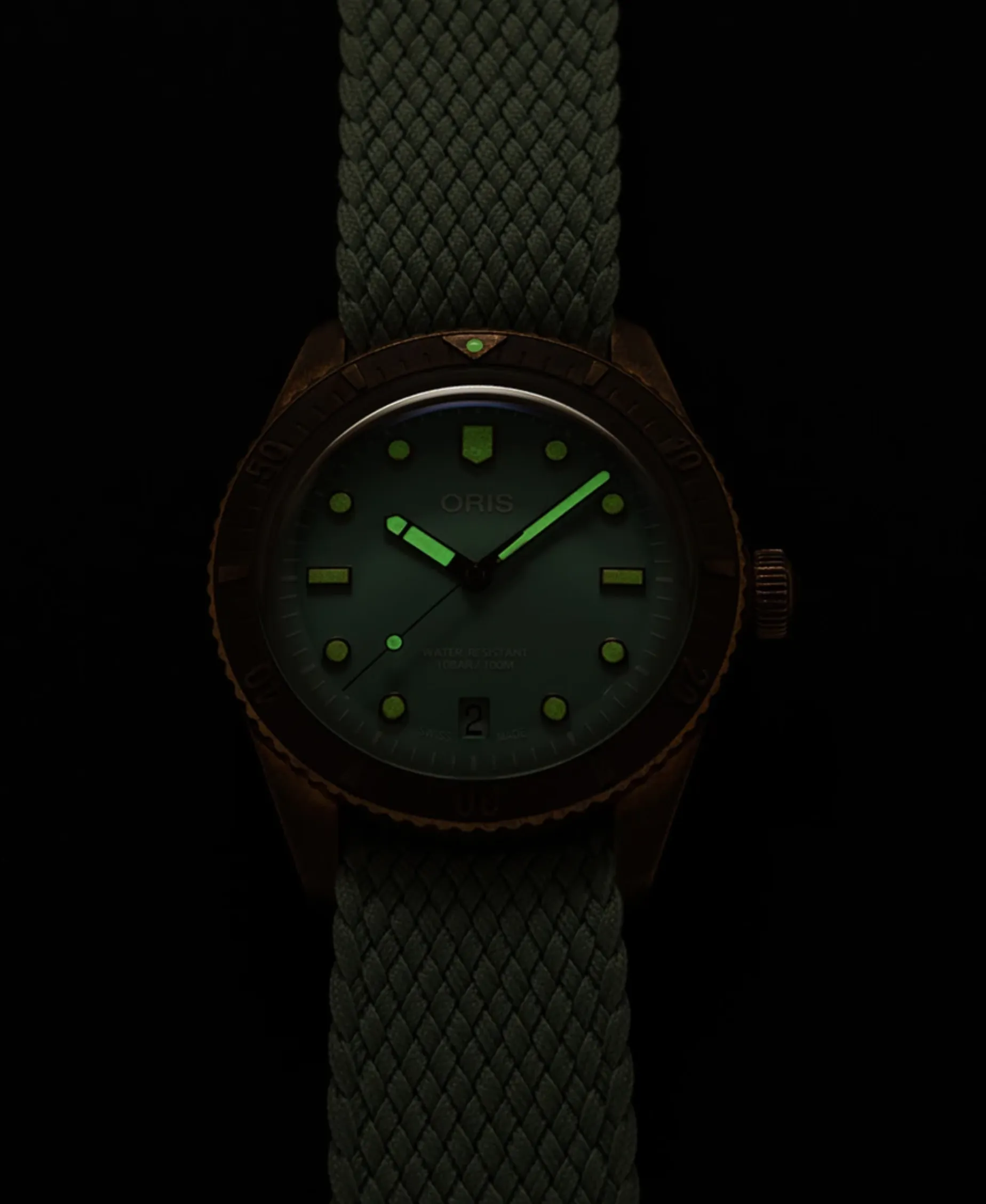 ORIS Divers Sixty-Five Cotton Candy Menta 38 mm | 01 733 7771 3157-07 3 19 03BRS