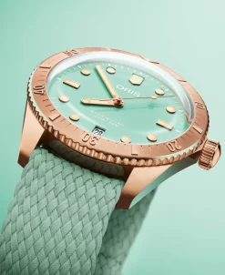 ORIS Divers Sixty-Five Cotton Candy Menta 38 mm | 01 733 7771 3157-07 3 19 03BRS