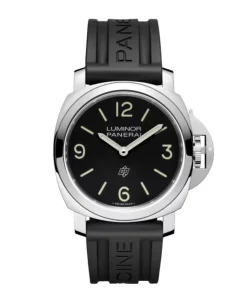 Panerai Luminor Base Logo Cuerda Manual Negro Acero 44 mm | PAM01086