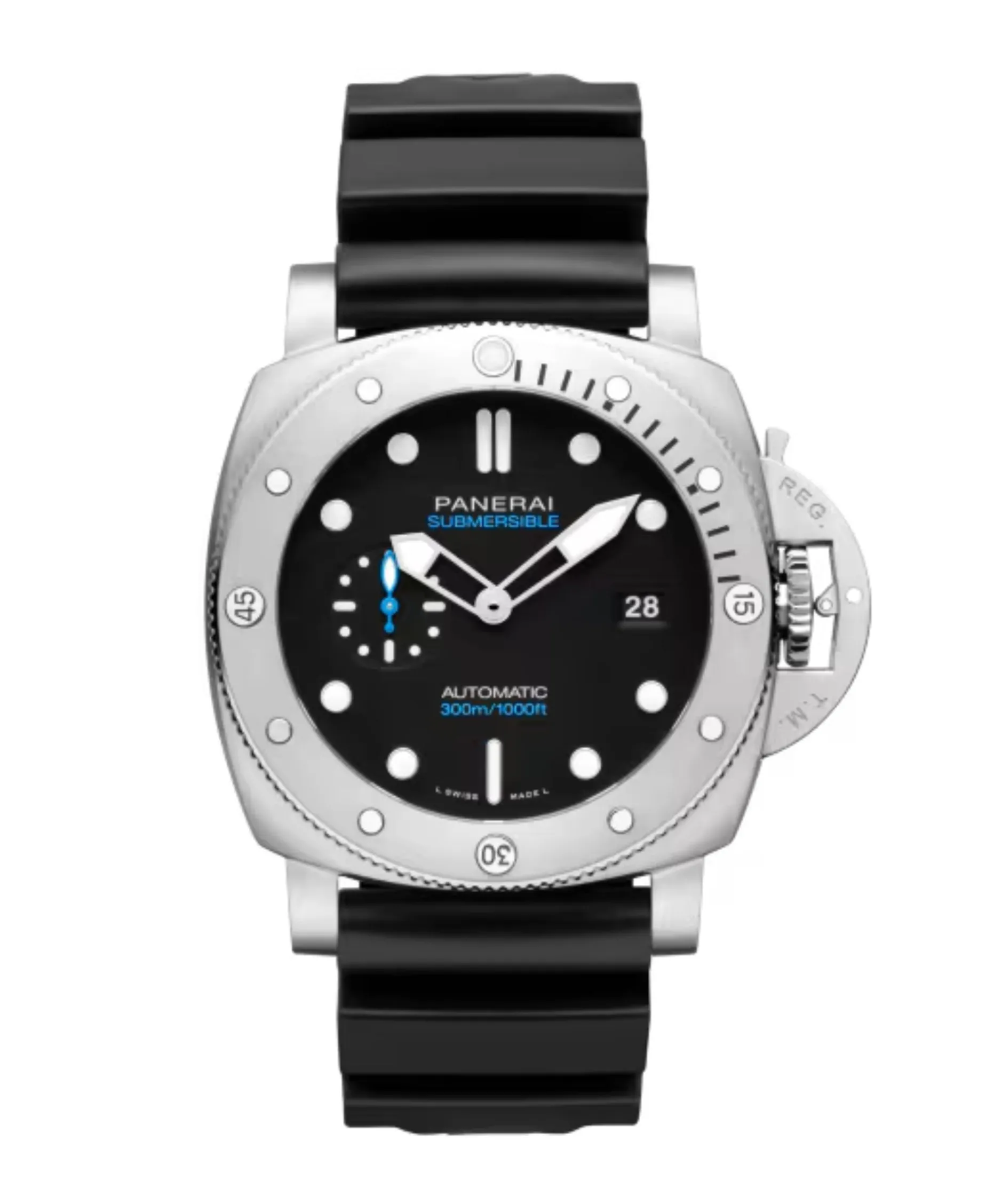 Panerai Submersible Automático Negro Acero 44 mm | PAM01596