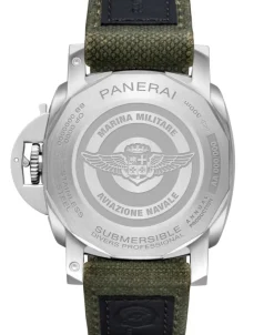 Panerai Submersible Marina Militare Automático Verde Acero 44 mm | PAM01697