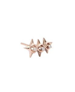 Pendiente Crawler S Peak Palace Gold&Roses Oro Rosa 18k Diamante