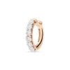 Pendiente Ear Cuff con Diamantes en Oro Rosa