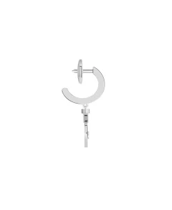 Pendiente Individual Aro FRED Pretty Woman Oro Blanco y Diamantes | 8B0350