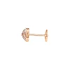 Pendiente Individual Chaumet Jeux de Liens Oro Rosa y Pavé de Diamantes Chaumet | 083468